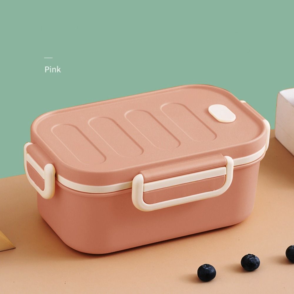 Bento Box Two Tier - Dubbellaagse lunchbox met twee compartimenten Magnetronbestendig