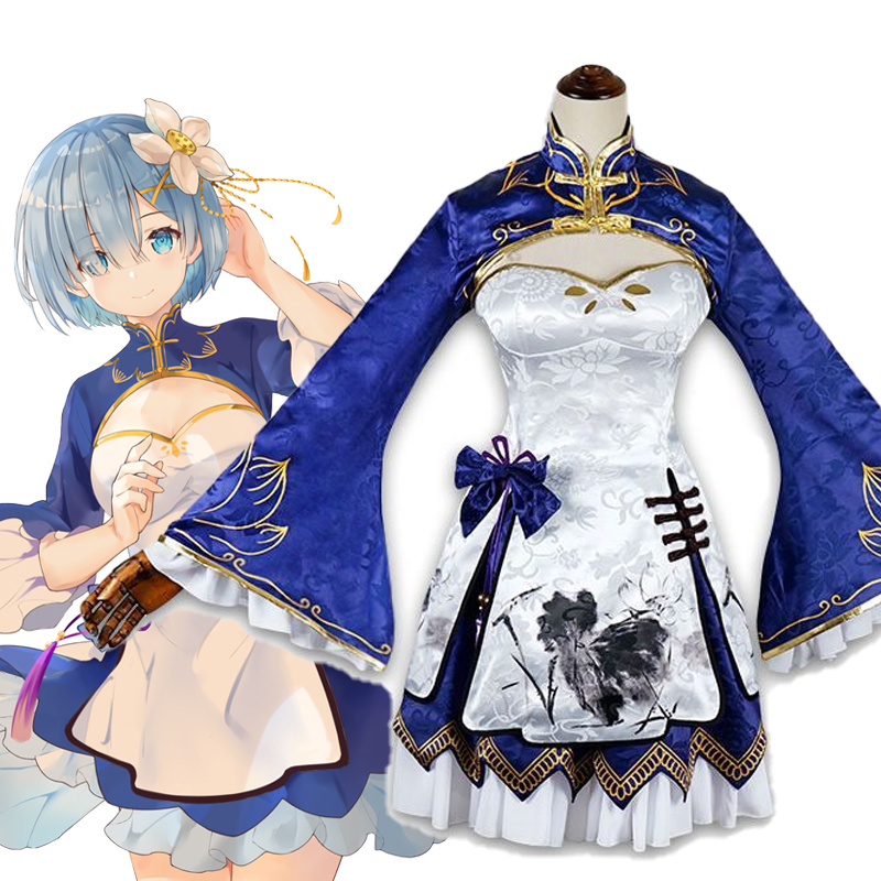 Rem Ram Cosplay Cheongsam Anim - Japanese Girl Lifestyle recensie en prijs