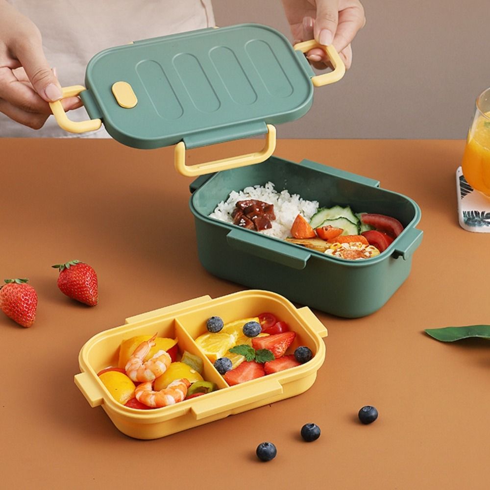 Dubbellaagse lunchbox met twee - Bento Box Two Tier recensie en prijs